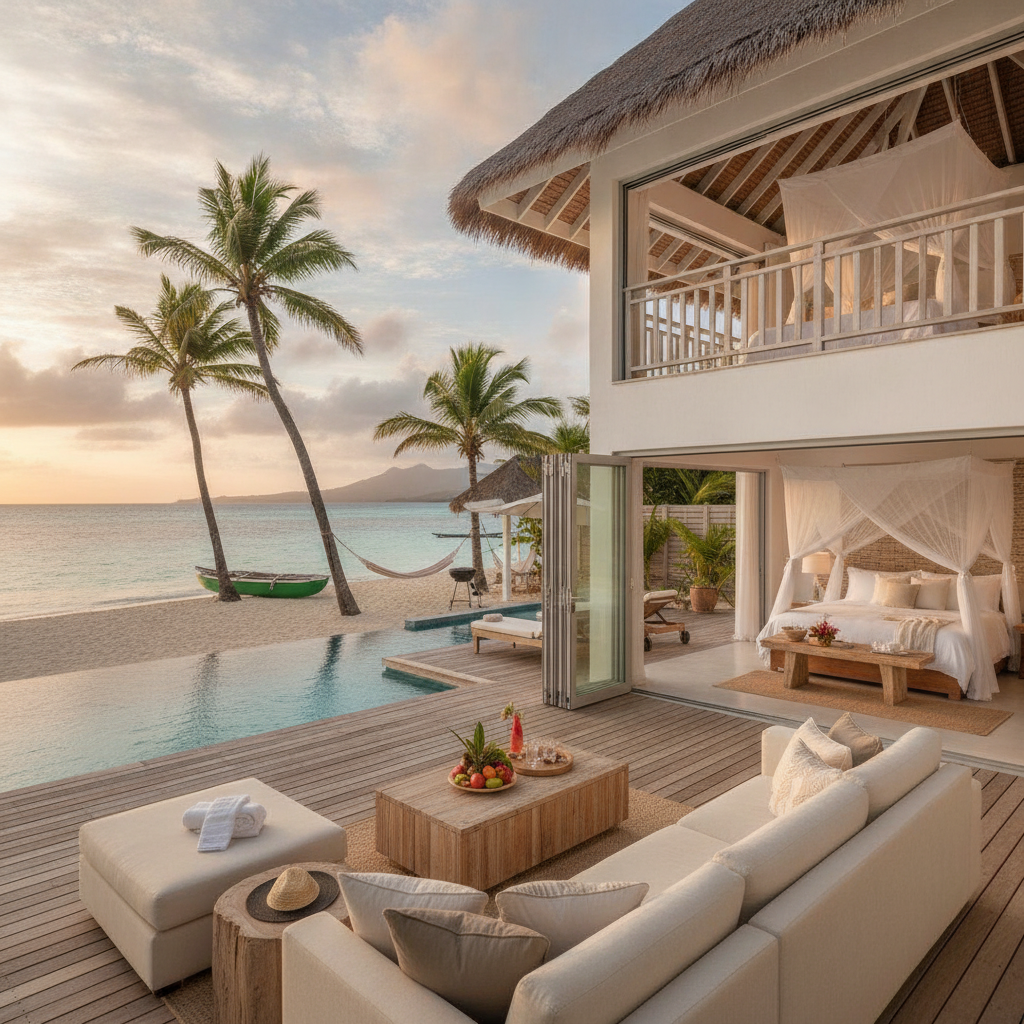 Beachfront Houses in Mauritius